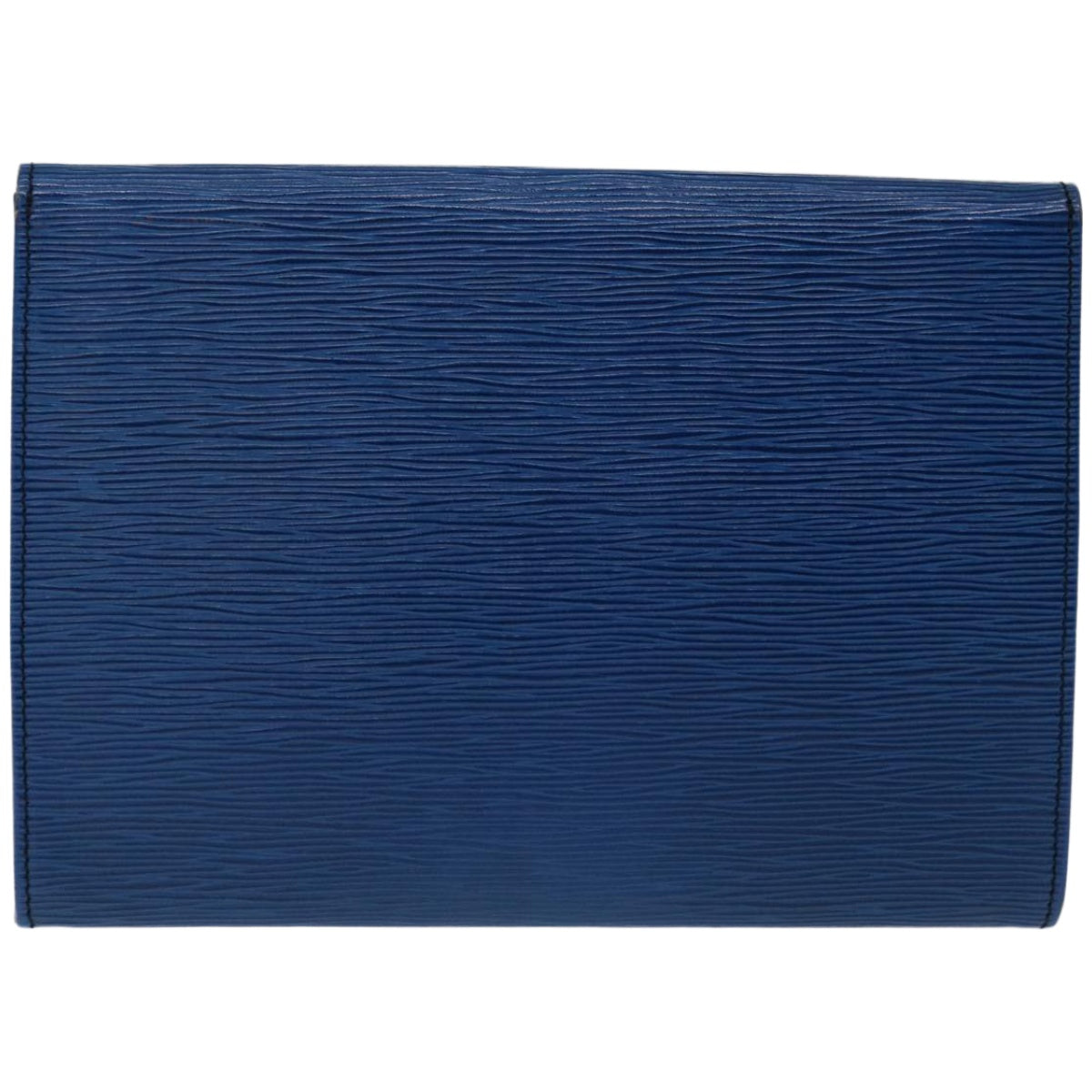 LOUIS VUITTON Epi Jena Clutch Bag Blue M52715 LV Auth 67011