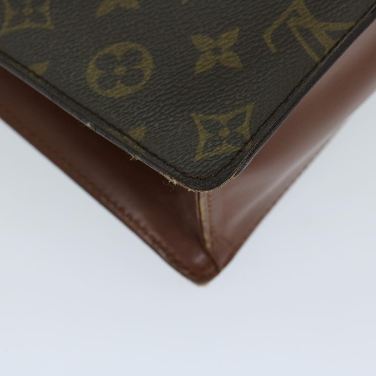 LOUIS VUITTON Monogram Monceau 28 Hand Bag 2way M51185 LV Auth 67012