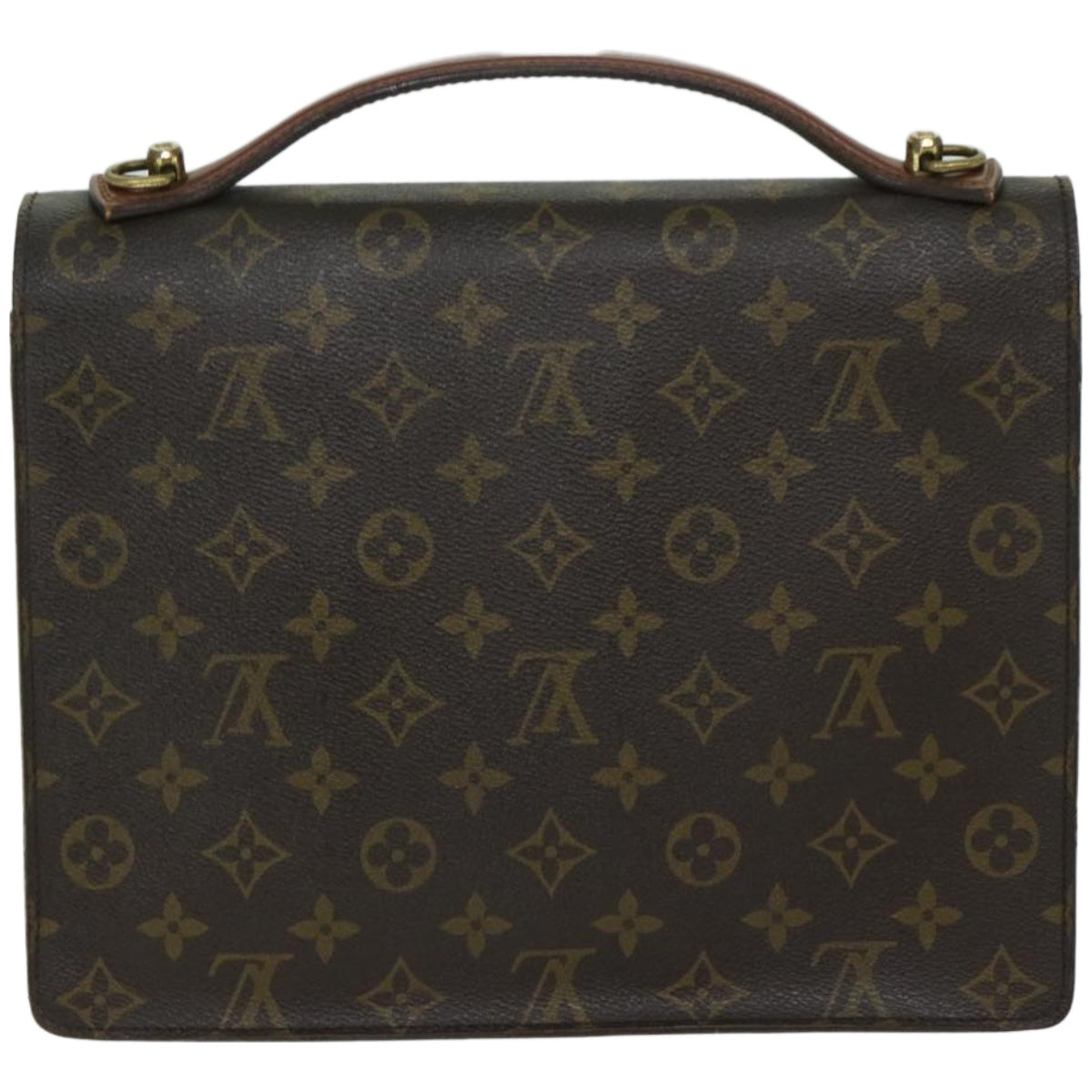 LOUIS VUITTON Monogram Monceau 28 Hand Bag 2way M51185 LV Auth 67012