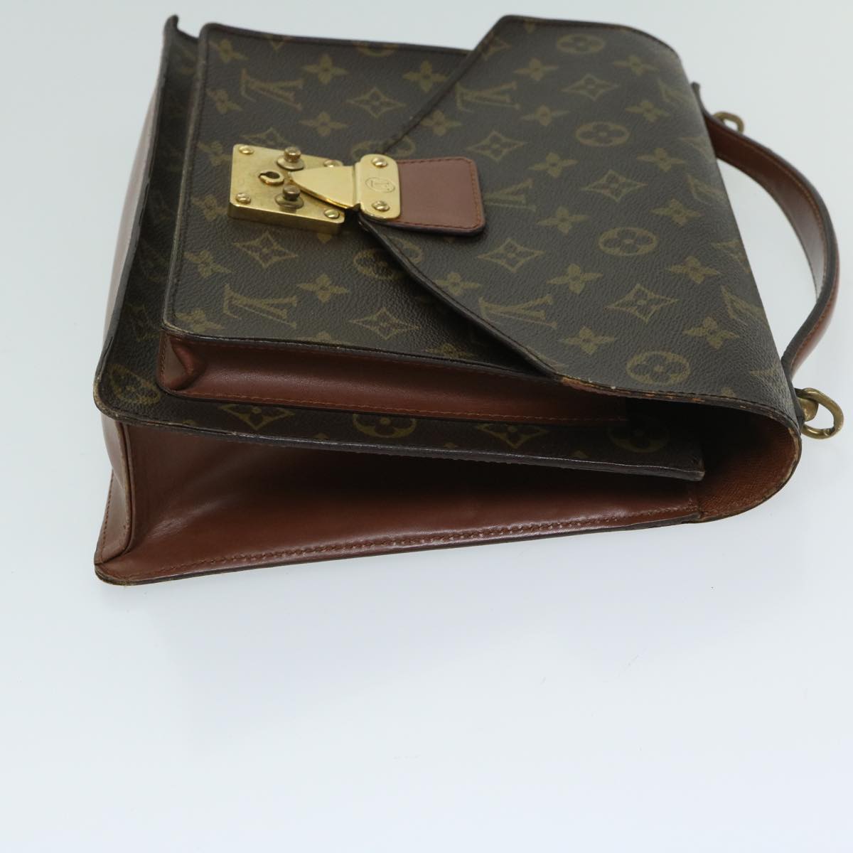 LOUIS VUITTON Monogram Monceau 28 Hand Bag 2way M51185 LV Auth 67012