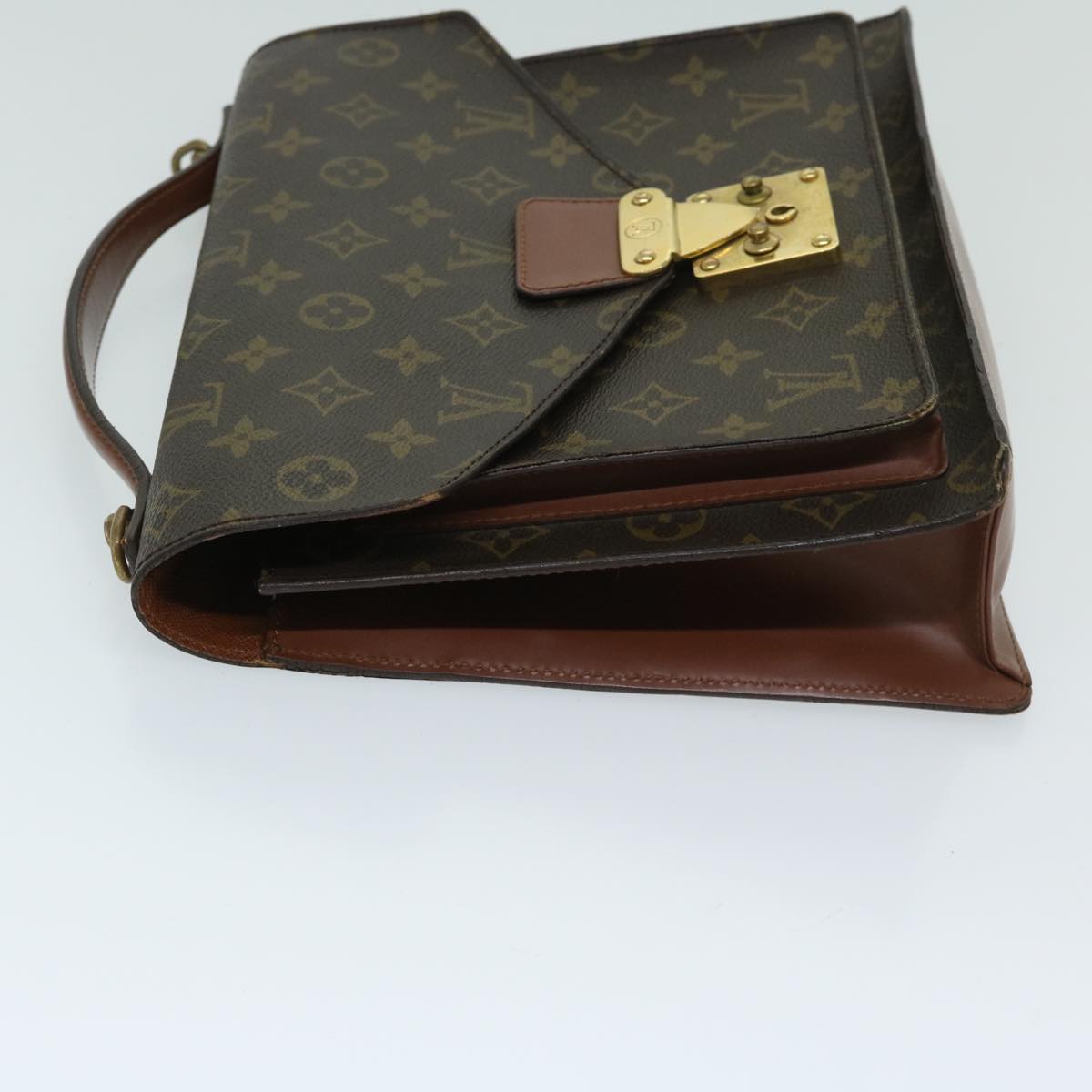 LOUIS VUITTON Monogram Monceau 28 Hand Bag 2way M51185 LV Auth 67012