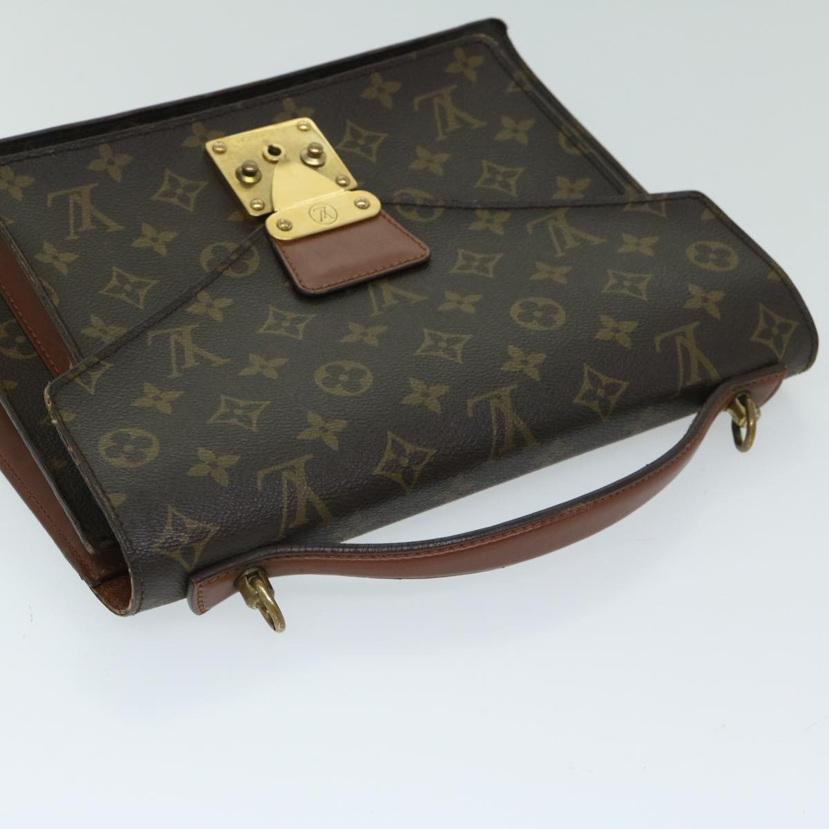 LOUIS VUITTON Monogram Monceau 28 Hand Bag 2way M51185 LV Auth 67012