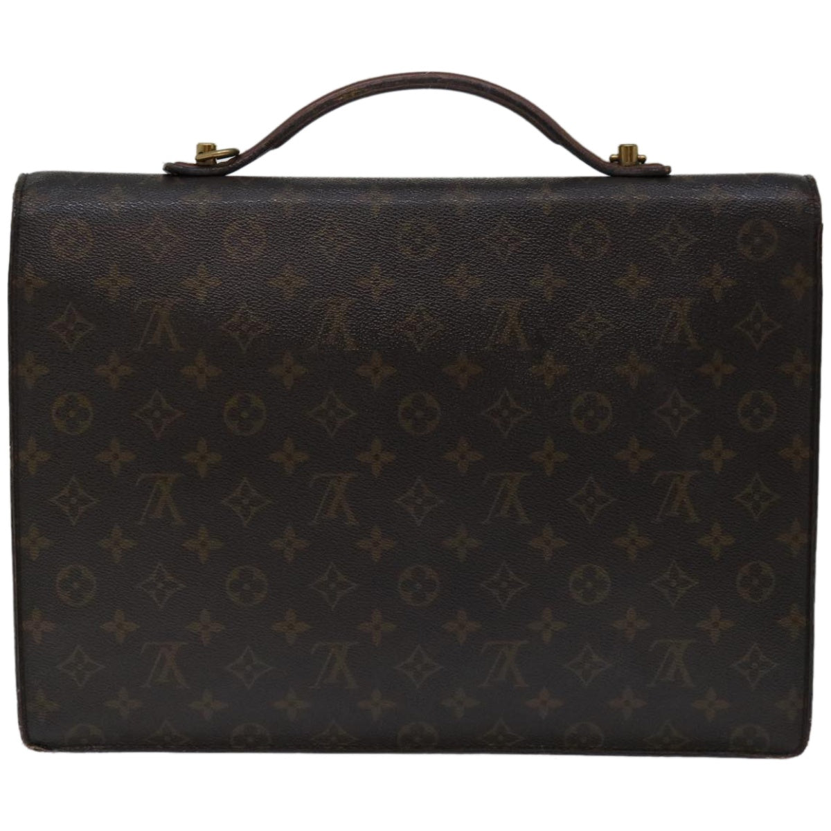 LOUIS VUITTON Monogram Porte Documents Bandouliere Bag M53338 LV Auth 67020