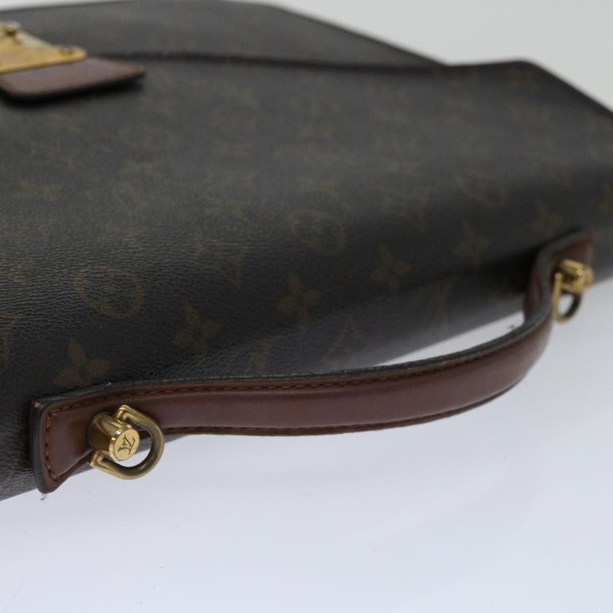 LOUIS VUITTON Monogram Porte Documents Bandouliere Bag M53338 LV Auth 67020