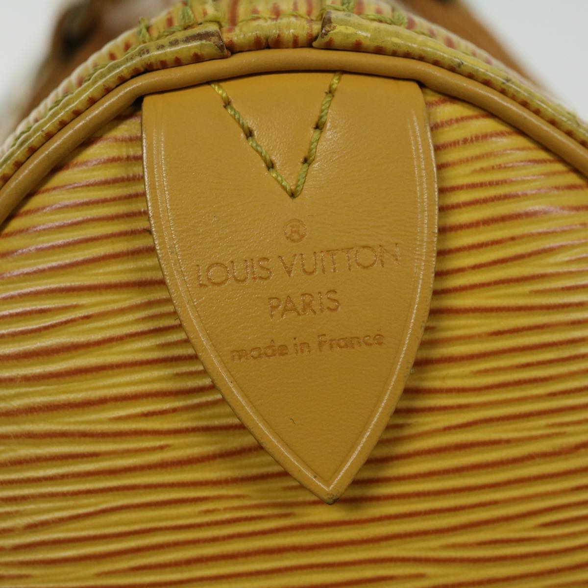 LOUIS VUITTON Epi Speedy 25 Hand Bag Tassili Yellow M43019 LV Auth 67030