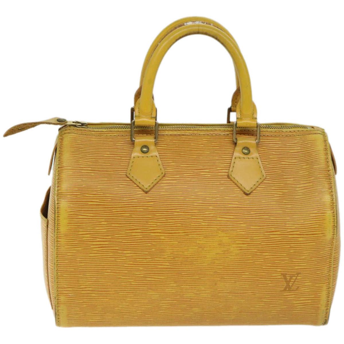 LOUIS VUITTON Epi Speedy 25 Hand Bag Tassili Yellow M43019 LV Auth 67030