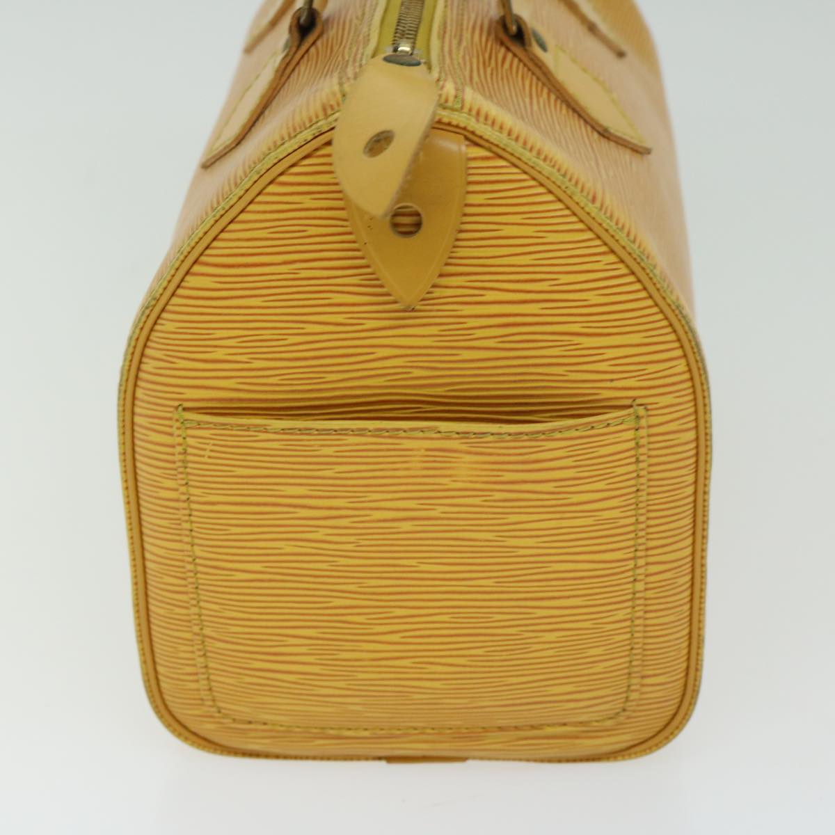 LOUIS VUITTON Epi Speedy 25 Hand Bag Tassili Yellow M43019 LV Auth 67030