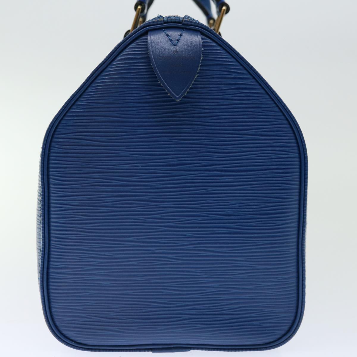 LOUIS VUITTON Epi Speedy 25 Hand Bag Toledo Blue M43015 LV Auth 67031