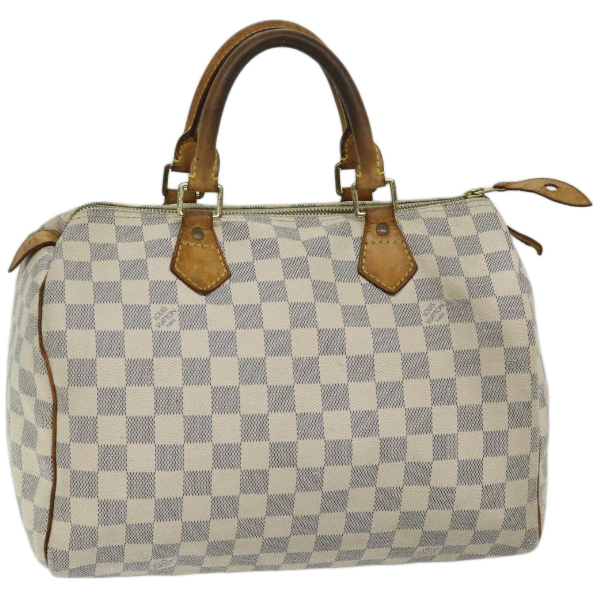 LOUIS VUITTON Damier Azur Speedy 30 Hand Bag N41533 LV Auth 67038