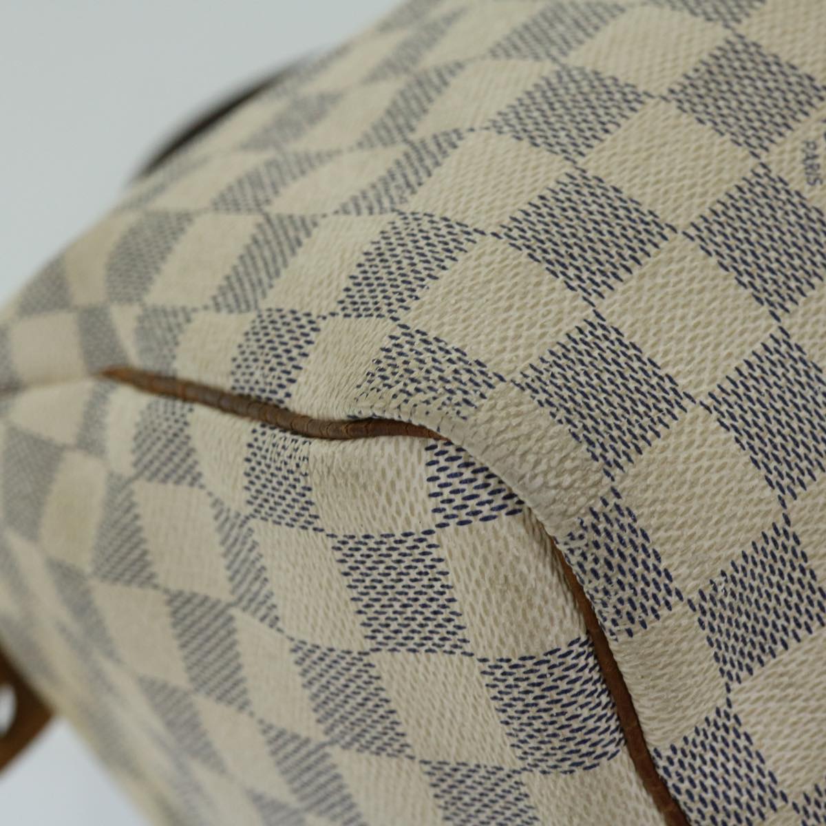 LOUIS VUITTON Damier Azur Speedy 30 Hand Bag N41533 LV Auth 67038