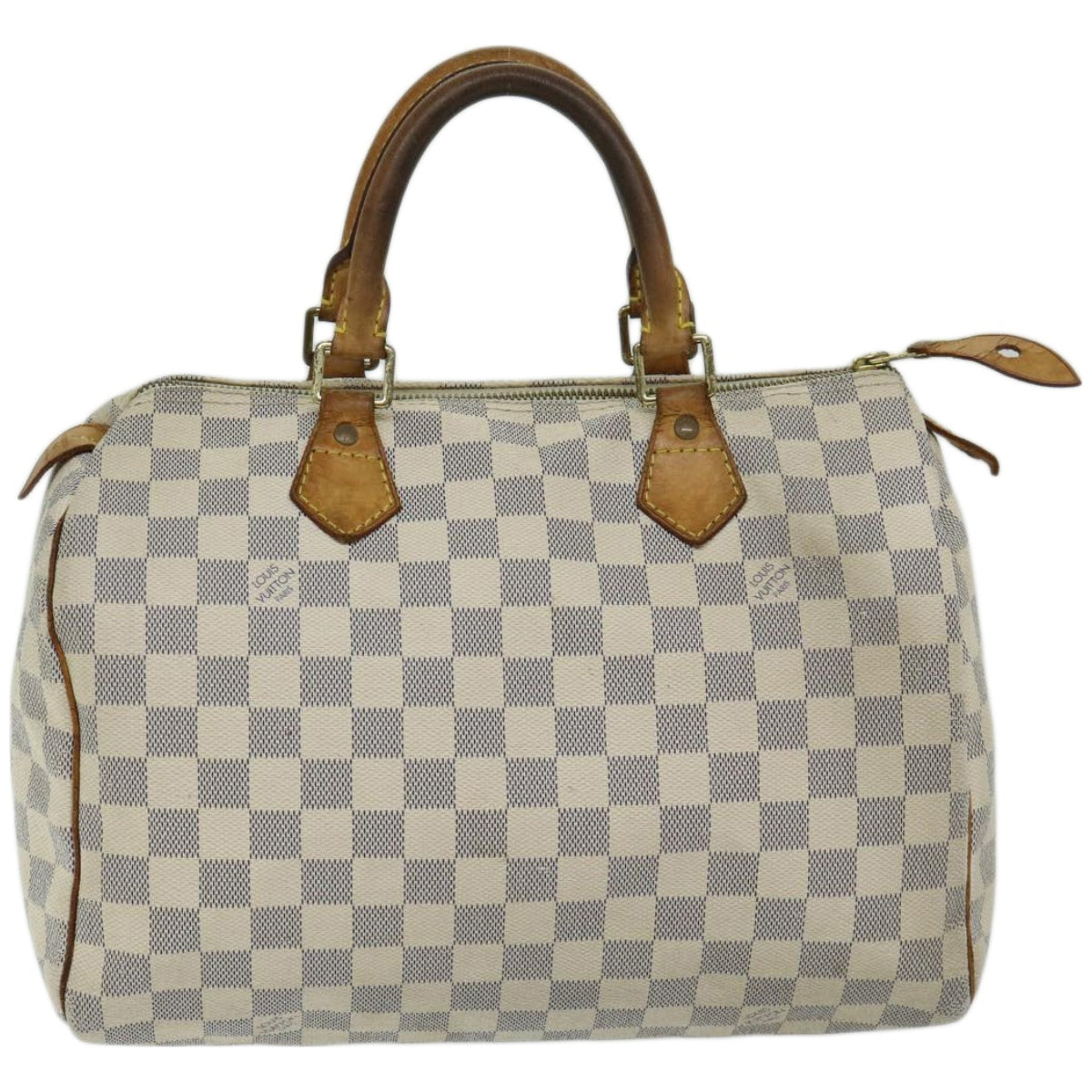 LOUIS VUITTON Damier Azur Speedy 30 Hand Bag N41533 LV Auth 67038