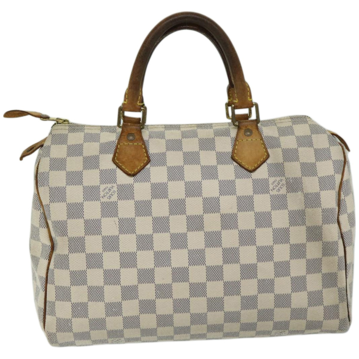 LOUIS VUITTON Damier Azur Speedy 30 Hand Bag N41533 LV Auth 67038