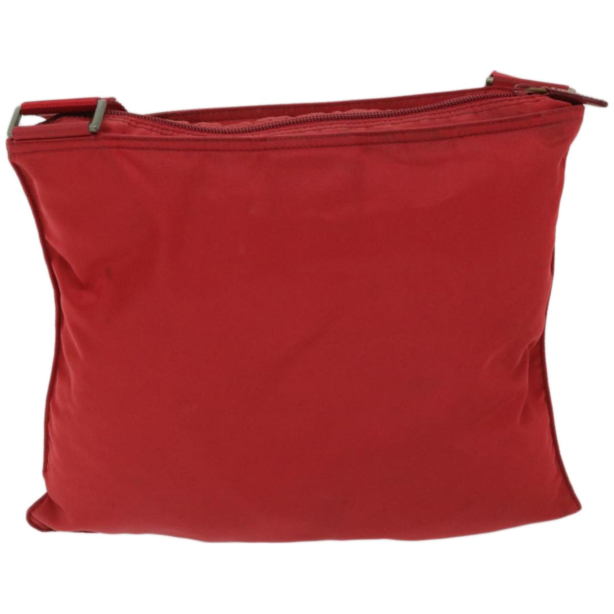 PRADA Shoulder Bag Nylon Red Auth 67048