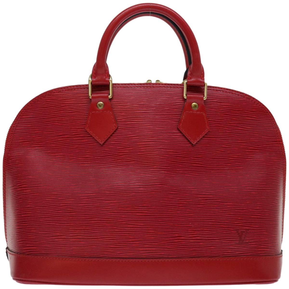 LOUIS VUITTON Epi Alma Hand Bag Castilian Red M52147 LV Auth 67051