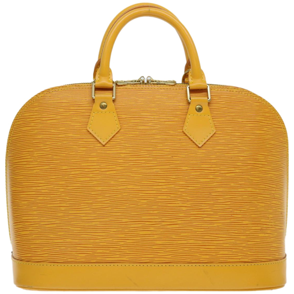 LOUIS VUITTON Epi Alma Hand Bag Tassili Yellow M52149 LV Auth 67052