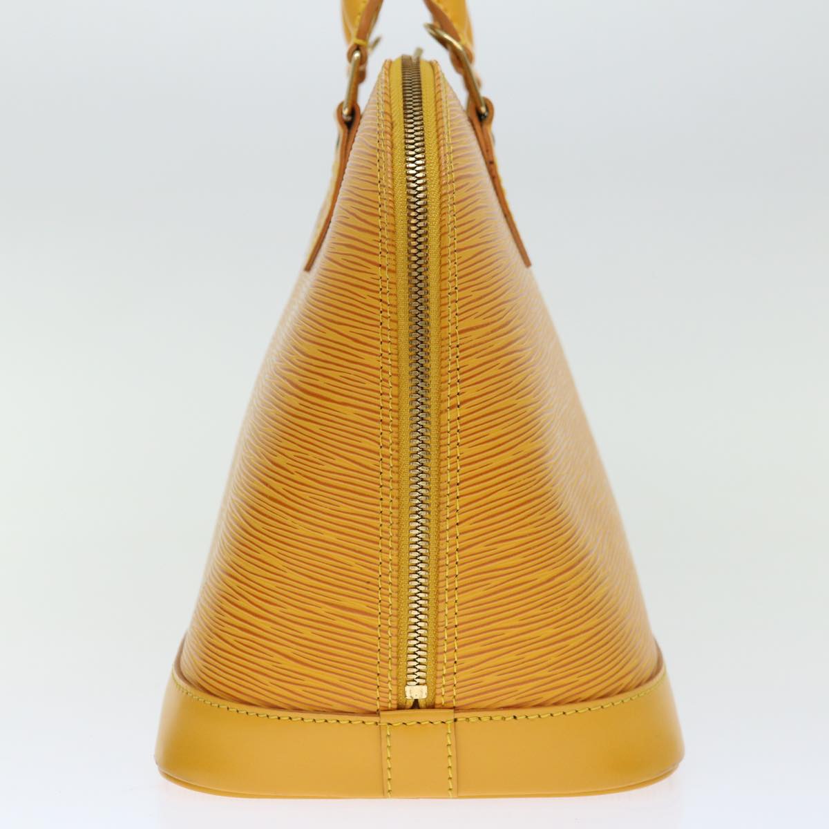 LOUIS VUITTON Epi Alma Hand Bag Tassili Yellow M52149 LV Auth 67052