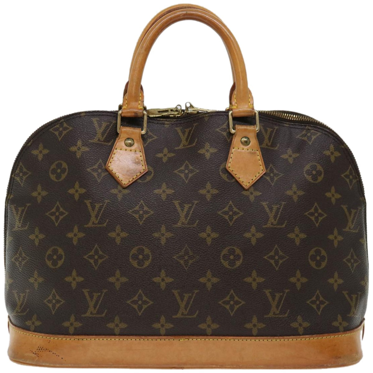 LOUIS VUITTON Monogram Alma Hand Bag M51130 LV Auth 67054