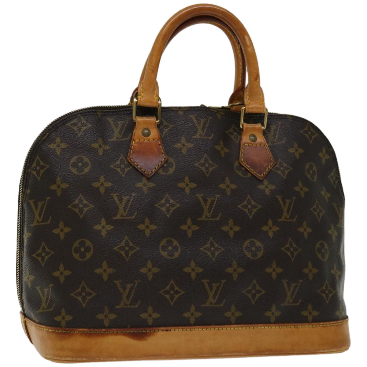 LOUIS VUITTON Monogram Alma Hand Bag M51130 LV Auth 67055