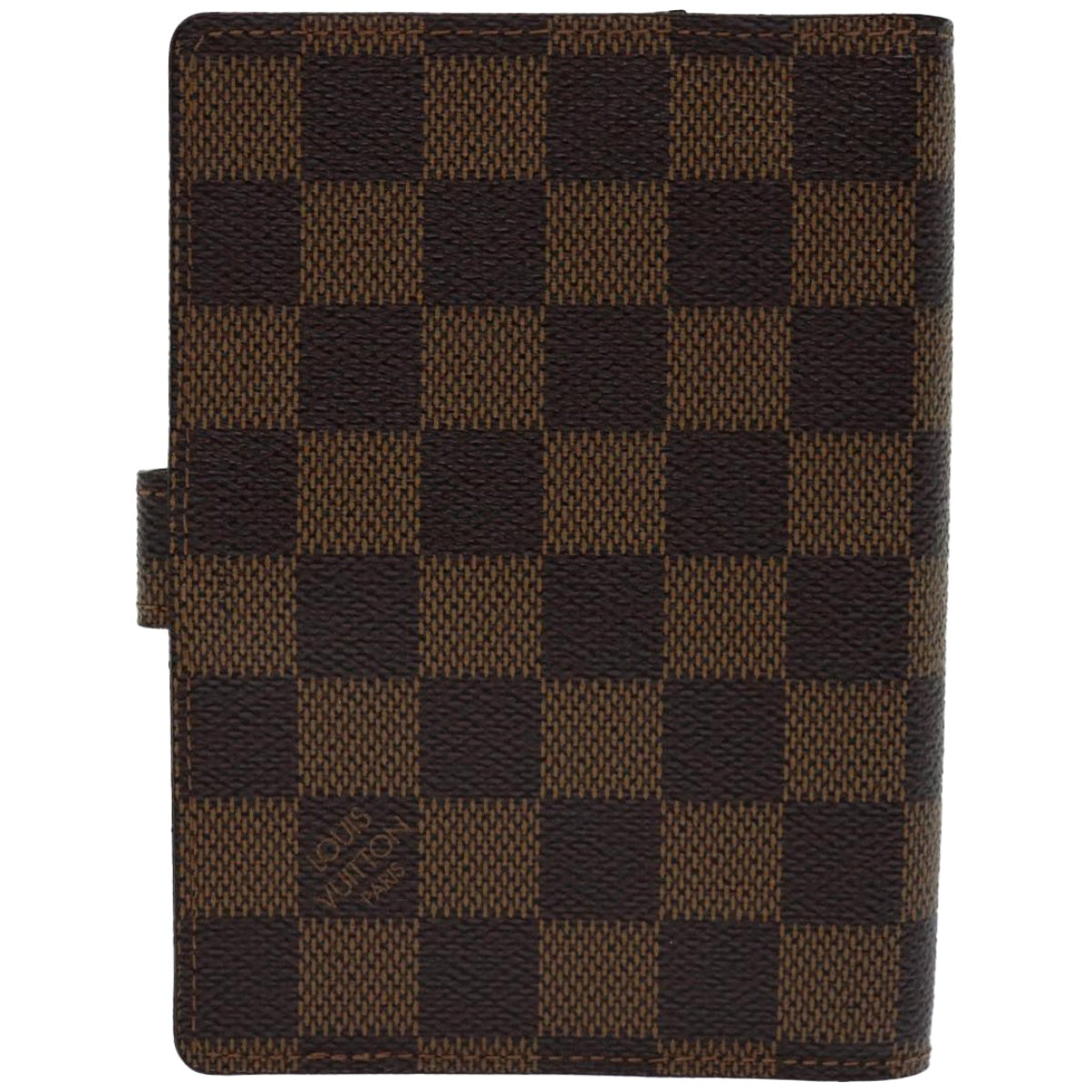 LOUIS VUITTON Damier Ebene Agenda PM Day Planner Cover R20700 LV Auth 67074