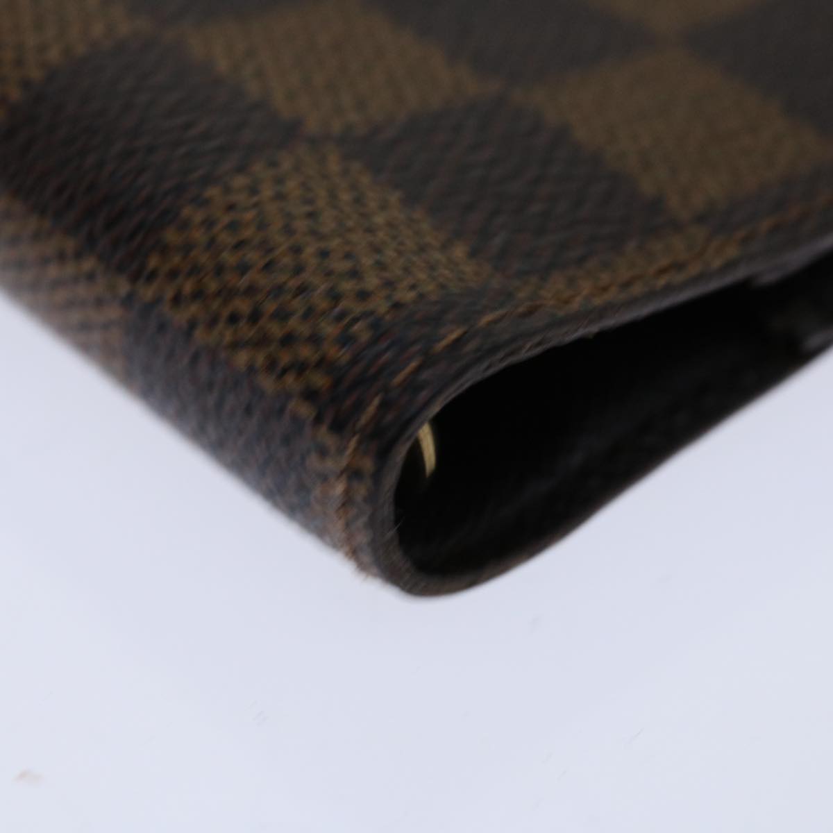 LOUIS VUITTON Damier Ebene Agenda PM Day Planner Cover R20700 LV Auth 67074