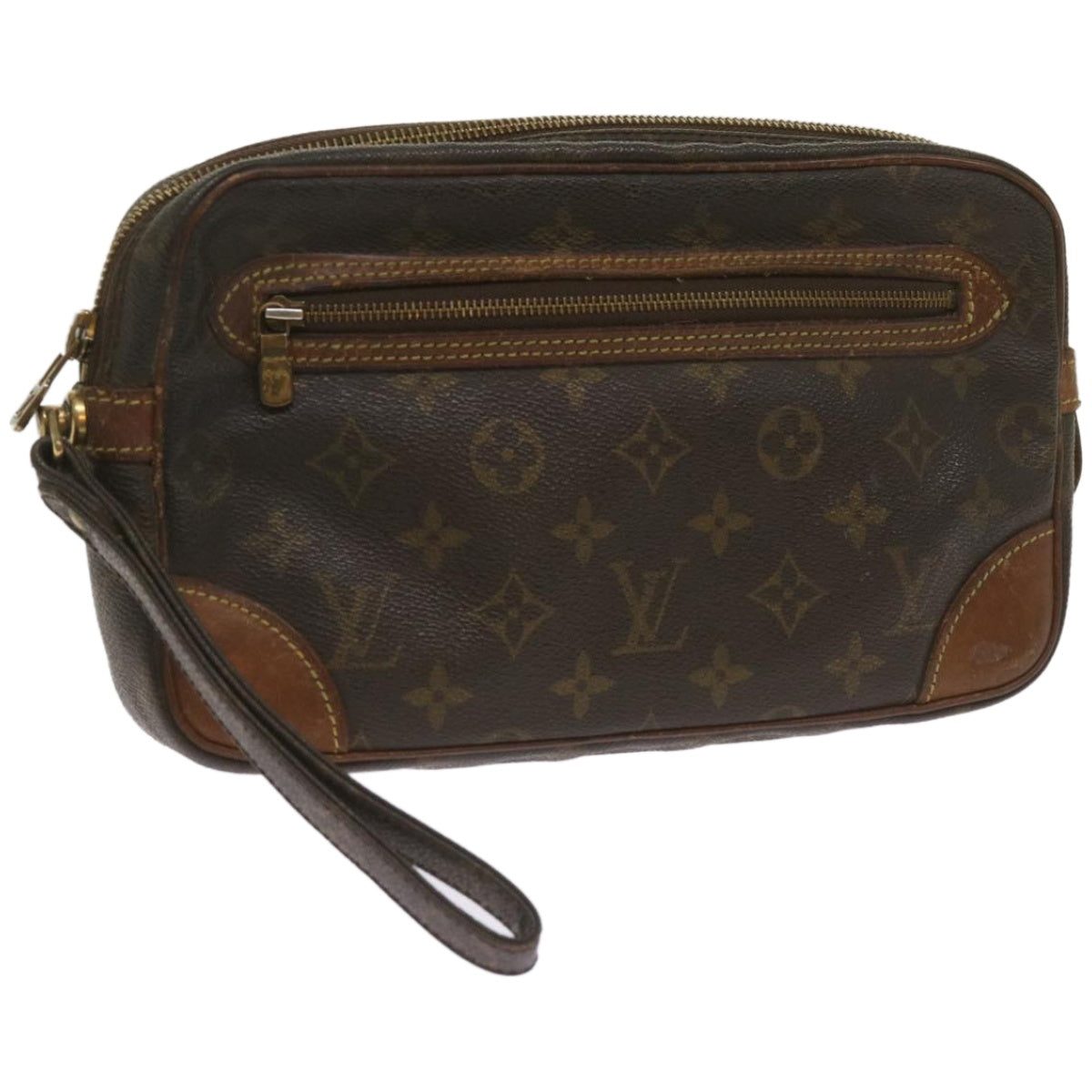 LOUIS VUITTON Monogram Marly Dragonne GM Clutch Bag M51825 LV Auth 67128