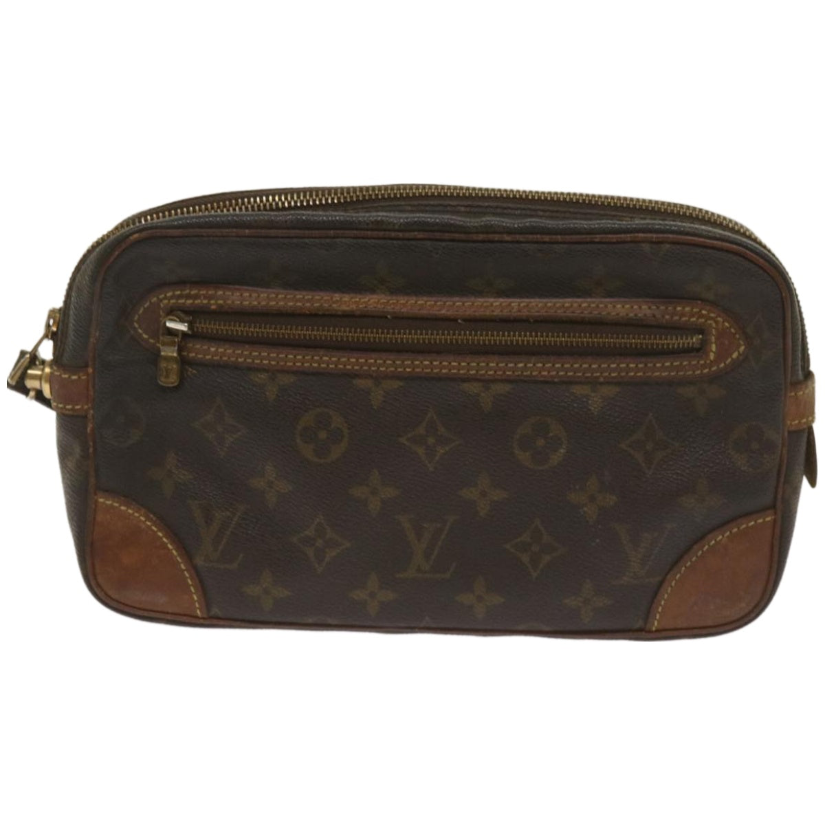 LOUIS VUITTON Monogram Marly Dragonne GM Clutch Bag M51825 LV Auth 67128