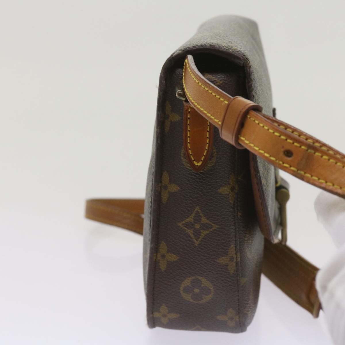 LOUIS VUITTON Monogram Saint Cloud MM Shoulder Bag M51243 LV Auth 67130