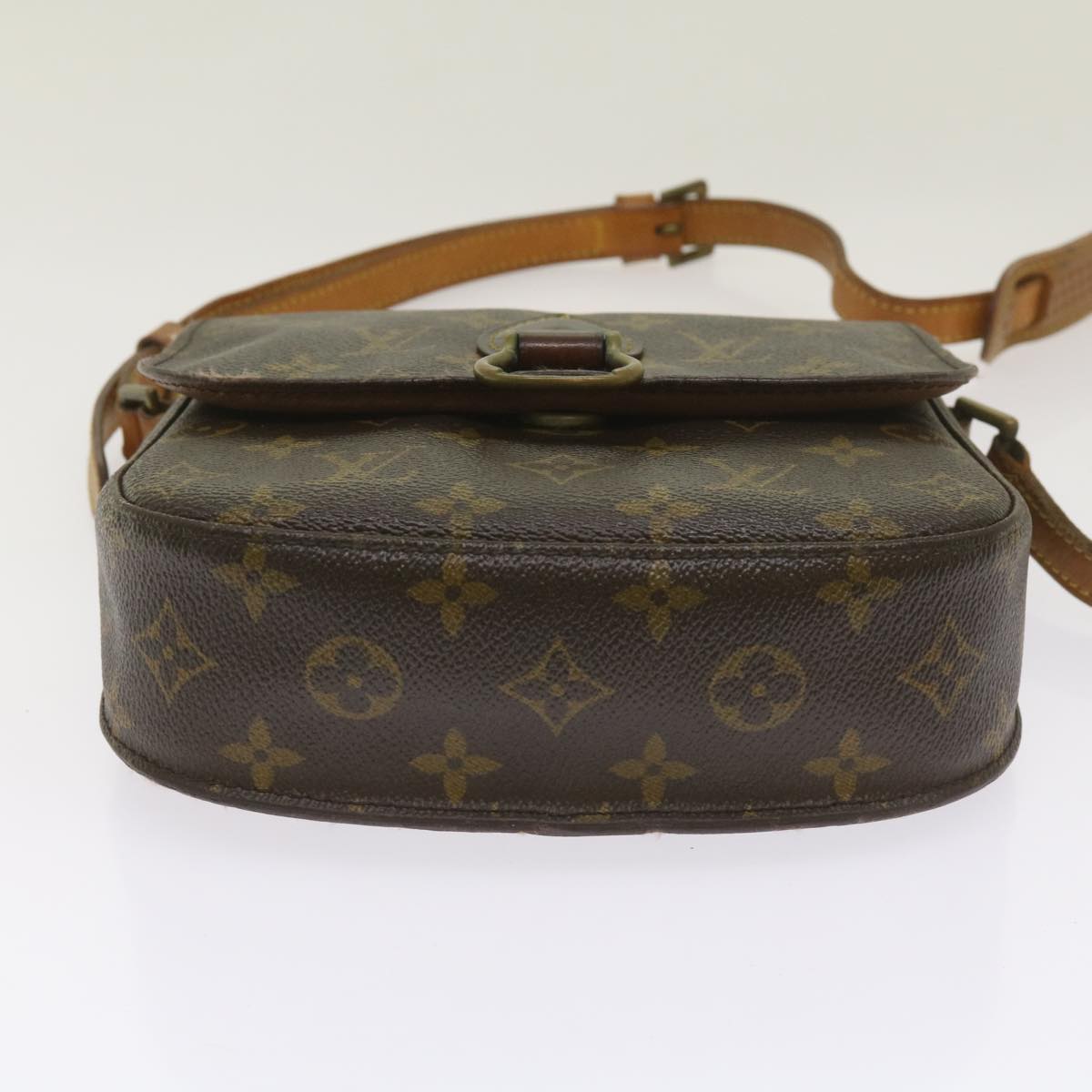 LOUIS VUITTON Monogram Saint Cloud MM Shoulder Bag M51243 LV Auth 67130