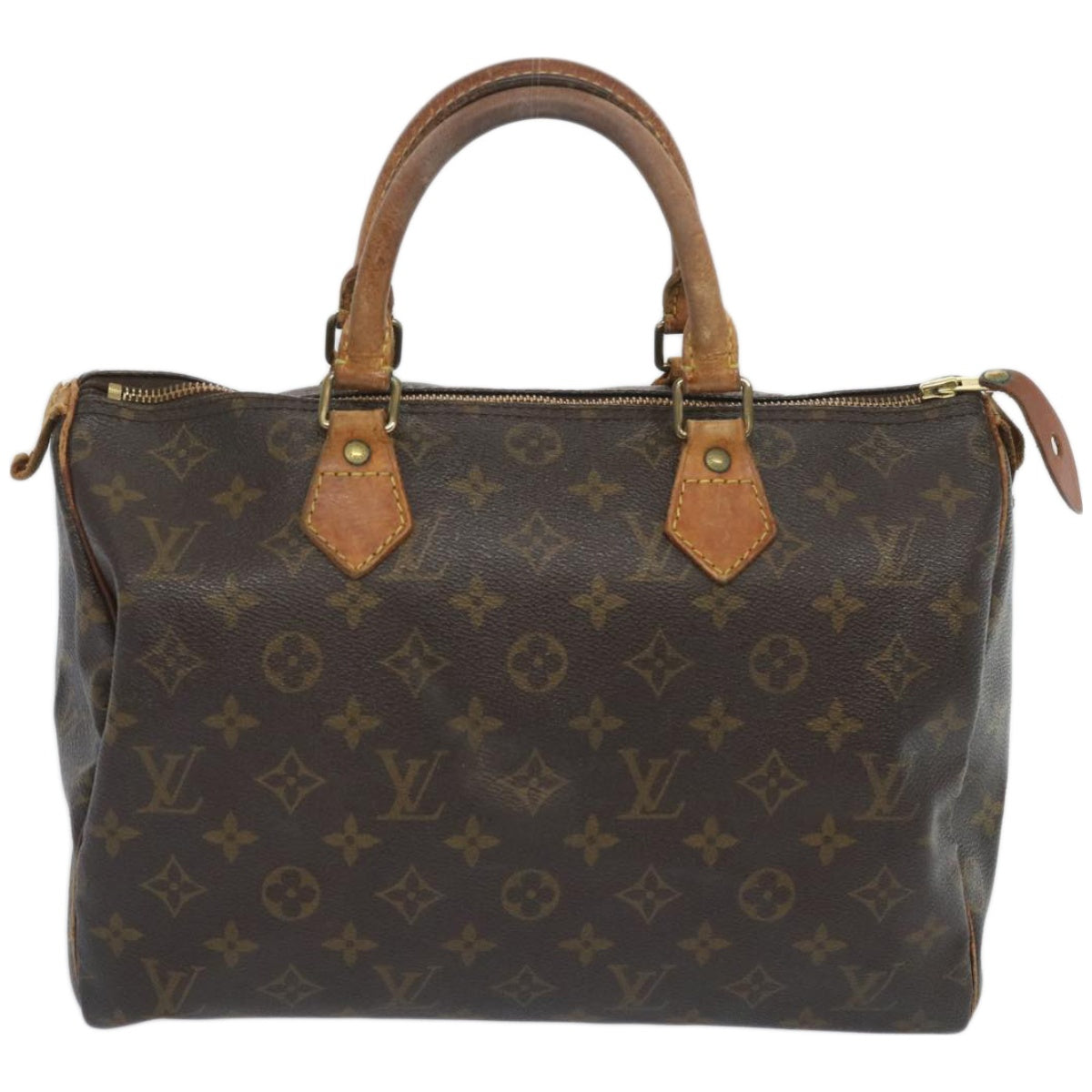 LOUIS VUITTON Monogram Speedy 30 Hand Bag M41526 LV Auth 67145