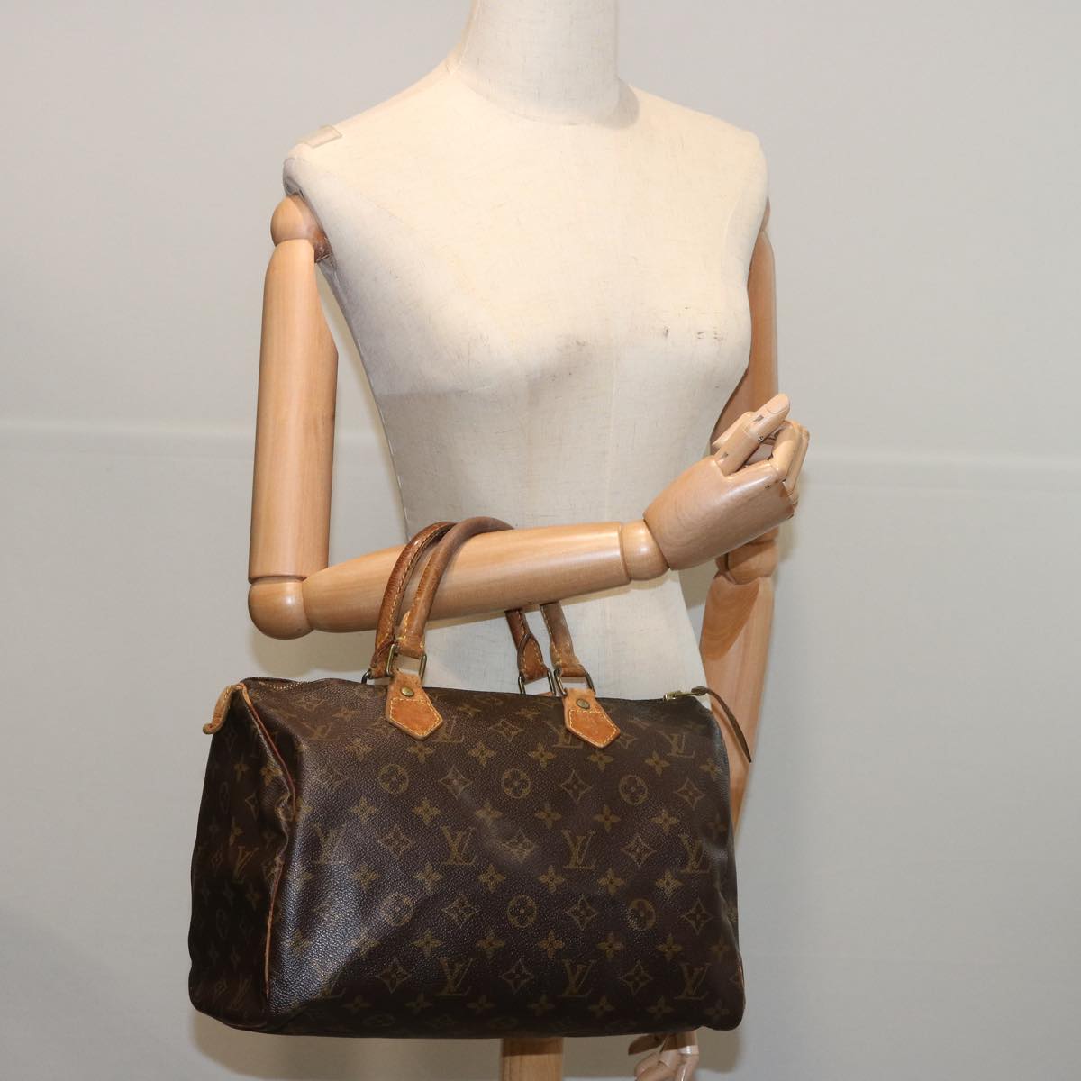 LOUIS VUITTON Monogram Speedy 30 Hand Bag M41526 LV Auth 67145