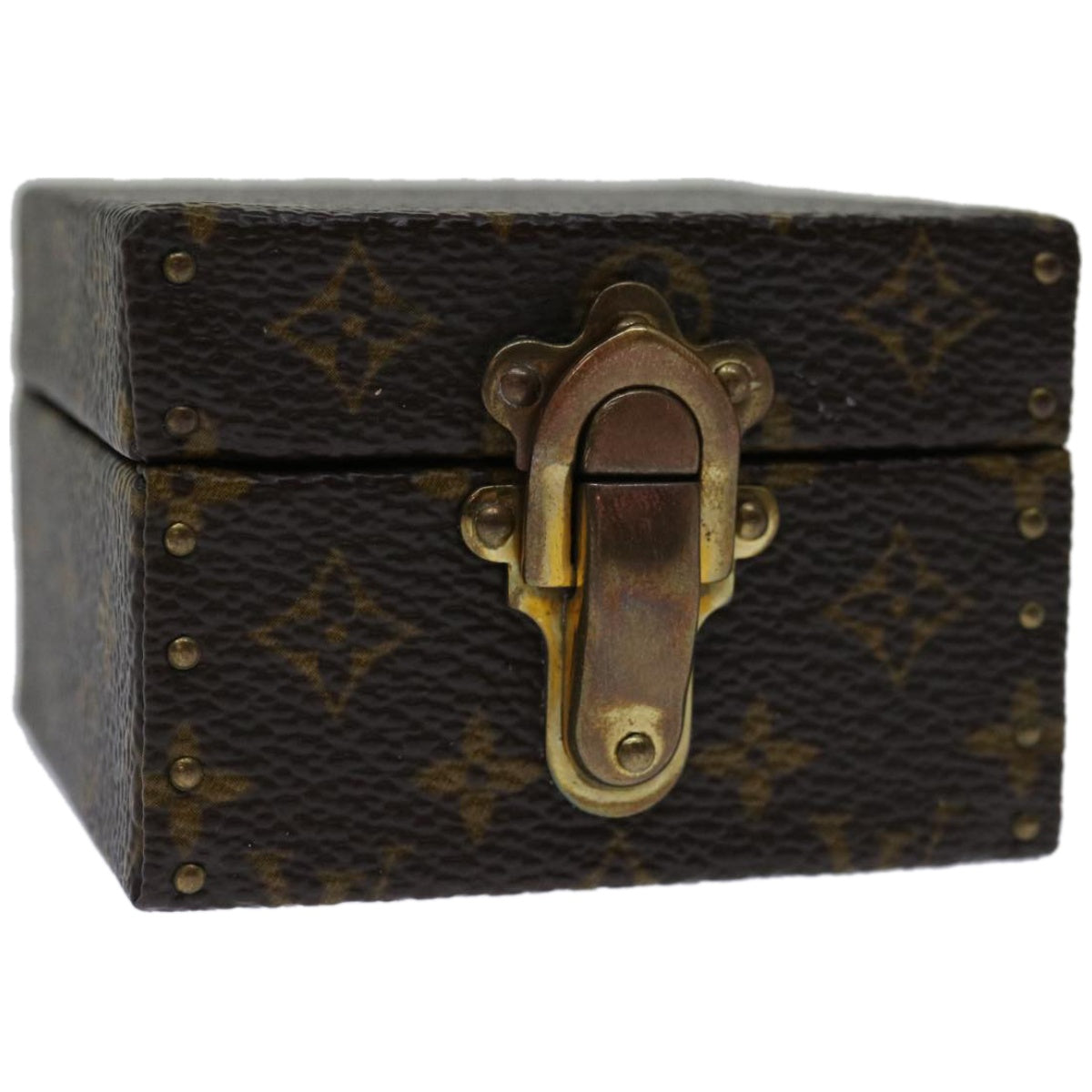 LOUIS VUITTON Monogram Eccrine Declaration Jewelry Box M21010 LV Auth 67159A