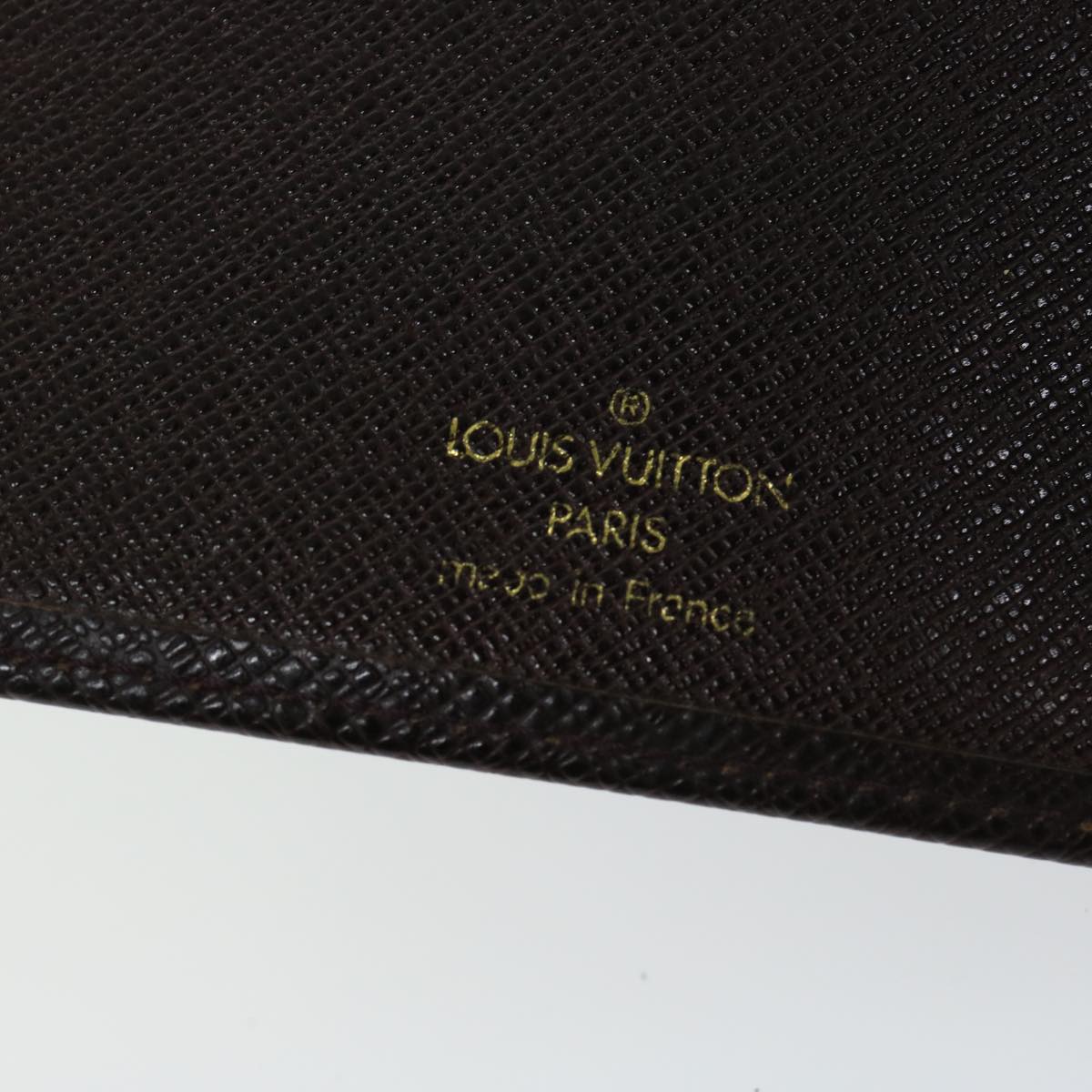 LOUIS VUITTON Taiga Leather Agenda MM Day Planner Cover Acajou R20416 Auth 67162