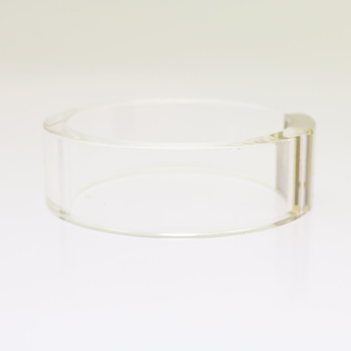 LOUIS VUITTON Night Clubber MM Bracelet plastic Clear LV Auth 67169