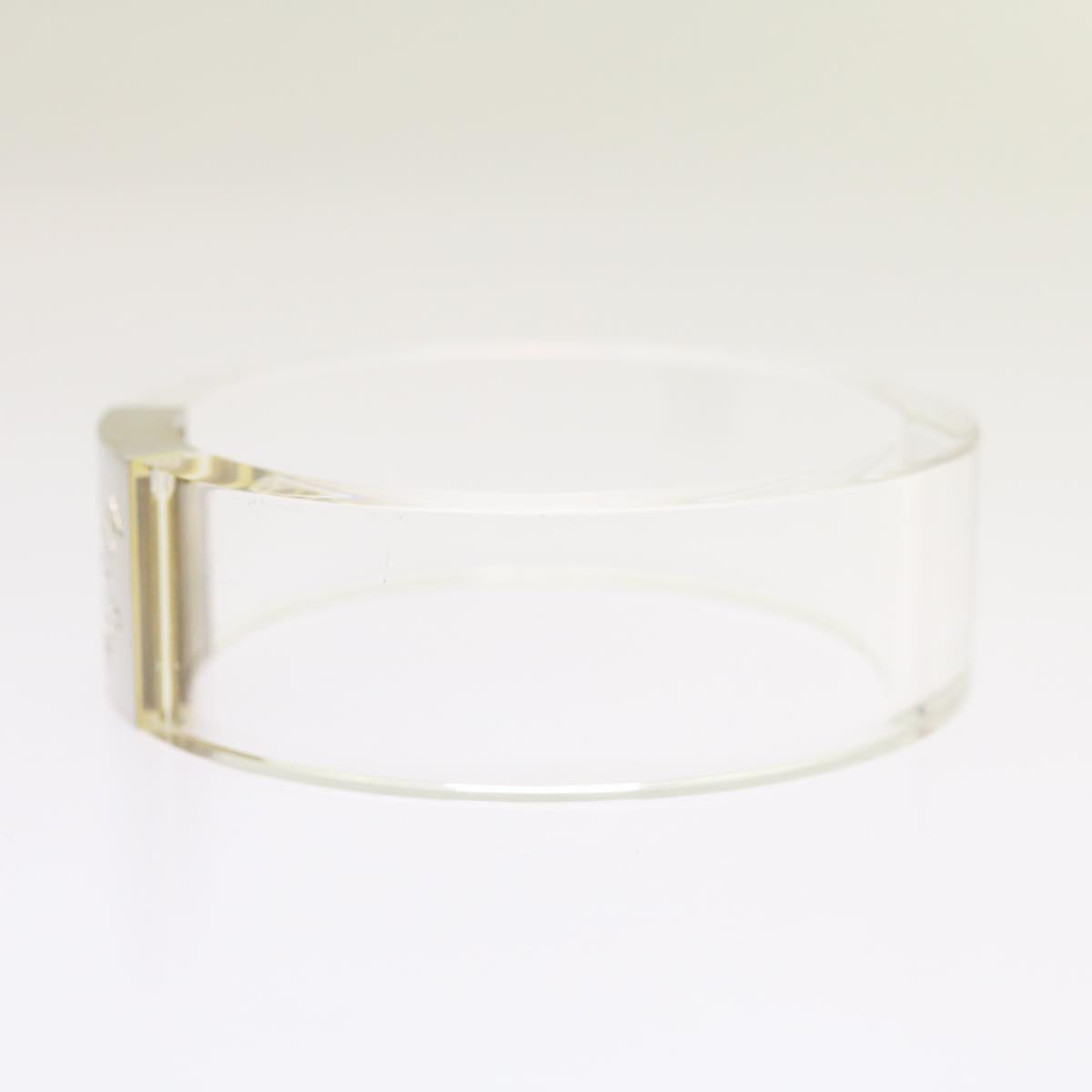 LOUIS VUITTON Night Clubber MM Bracelet plastic Clear LV Auth 67169