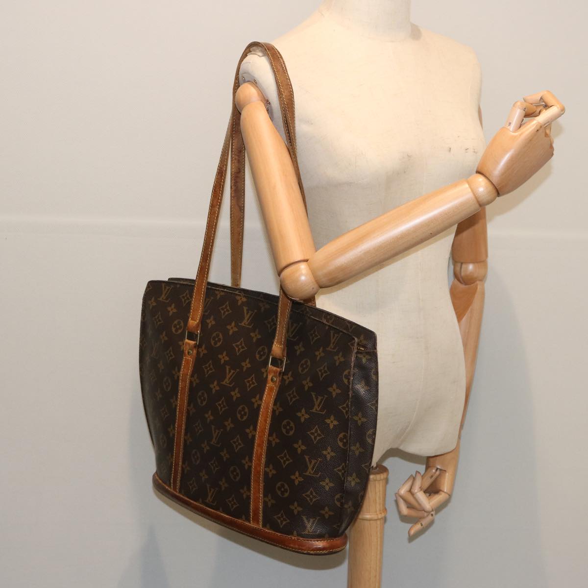 LOUIS VUITTON Monogram Babylone Tote Bag M51102 LV Auth 67189