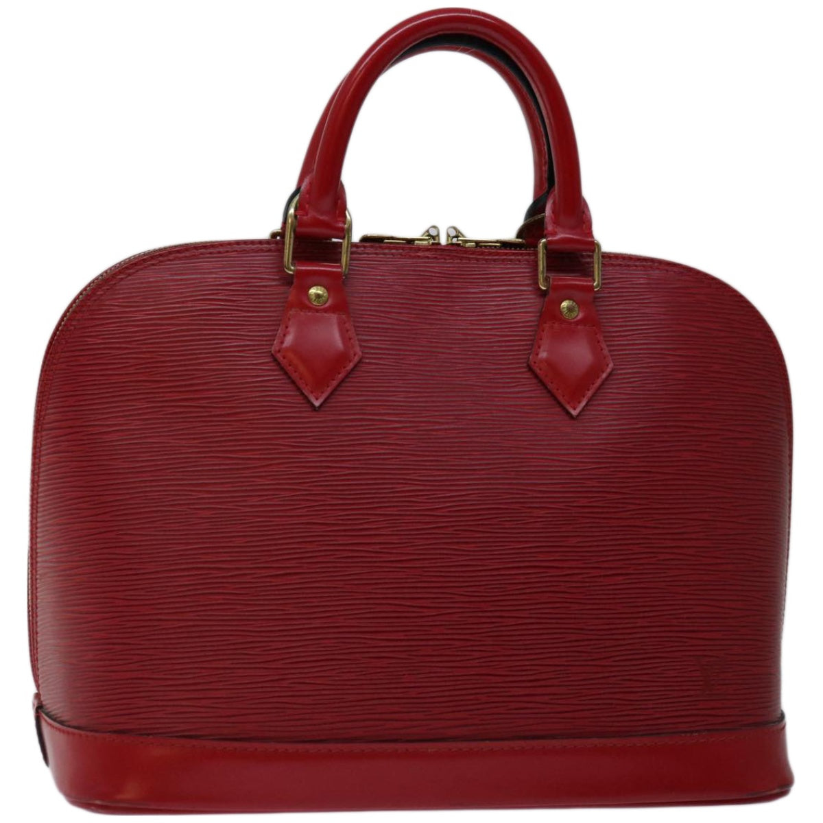 LOUIS VUITTON Epi Alma Hand Bag Castilian Red M52147 LV Auth 67195