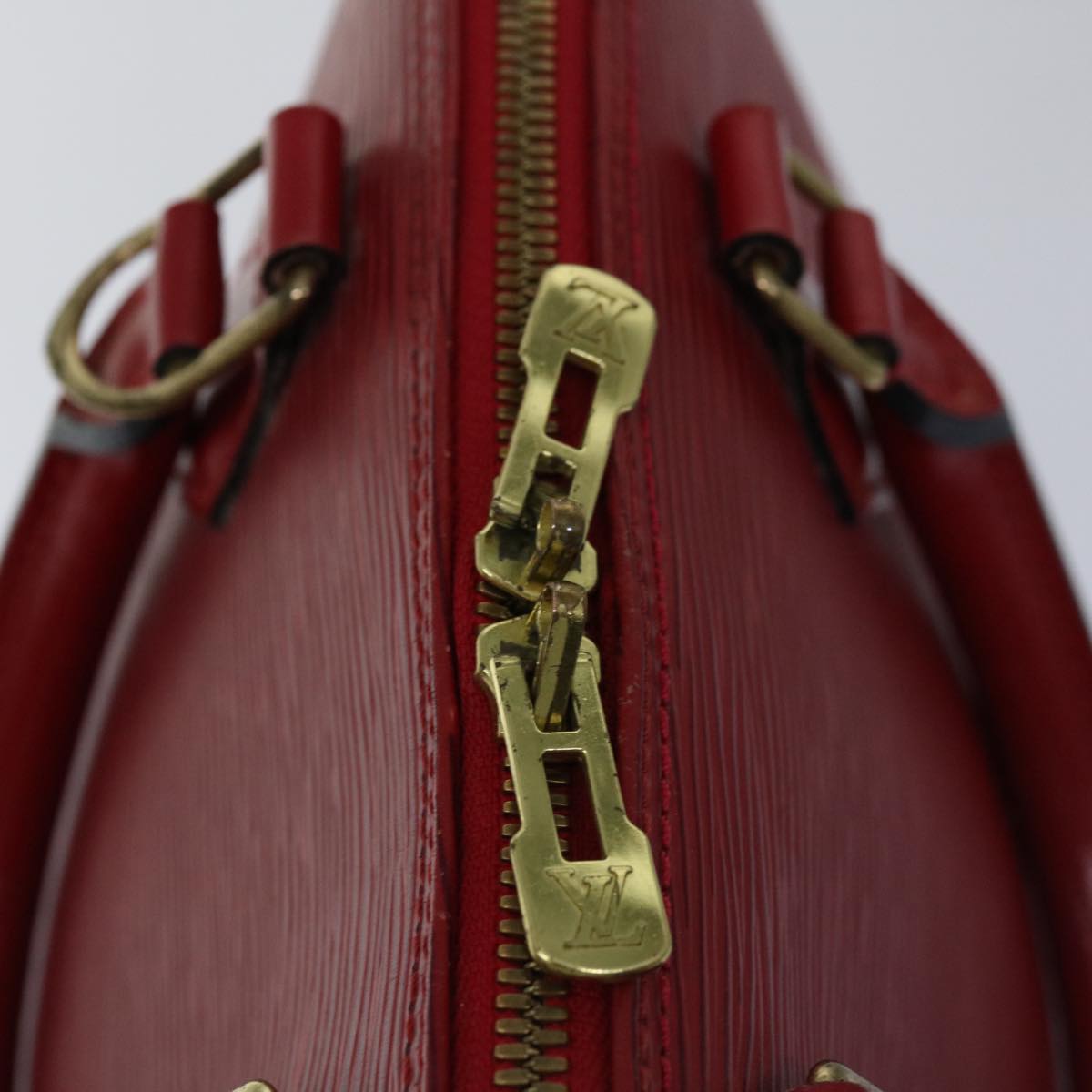 LOUIS VUITTON Epi Alma Hand Bag Castilian Red M52147 LV Auth 67195