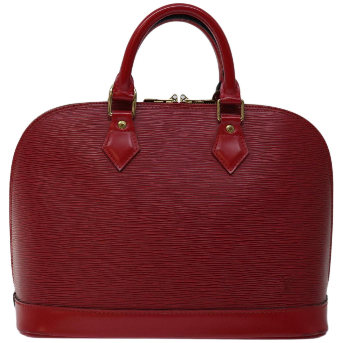 LOUIS VUITTON Epi Alma Hand Bag Castilian Red M52147 LV Auth 67195