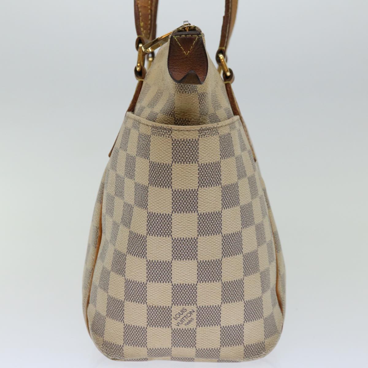 LOUIS VUITTON Damier Azur Totally PM Tote Bag N41280 LV Auth 67197