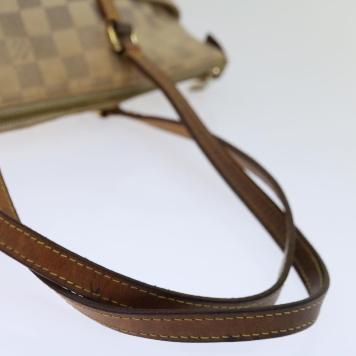 LOUIS VUITTON Damier Azur Totally PM Tote Bag N41280 LV Auth 67197