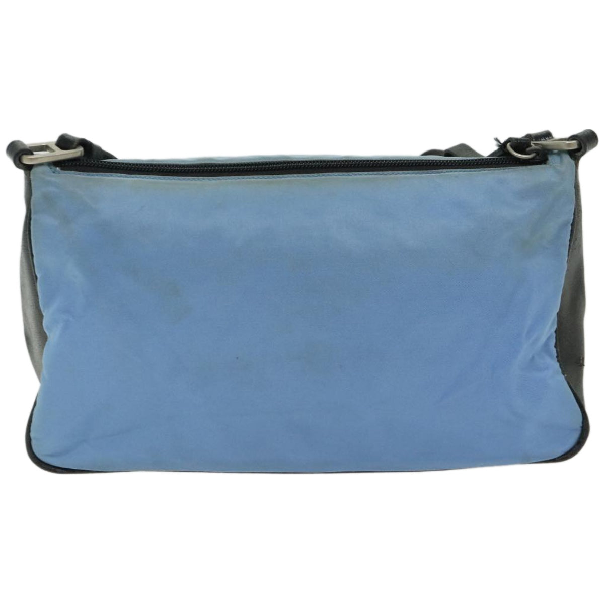 PRADA Shoulder Bag Nylon Light Blue Auth 67213