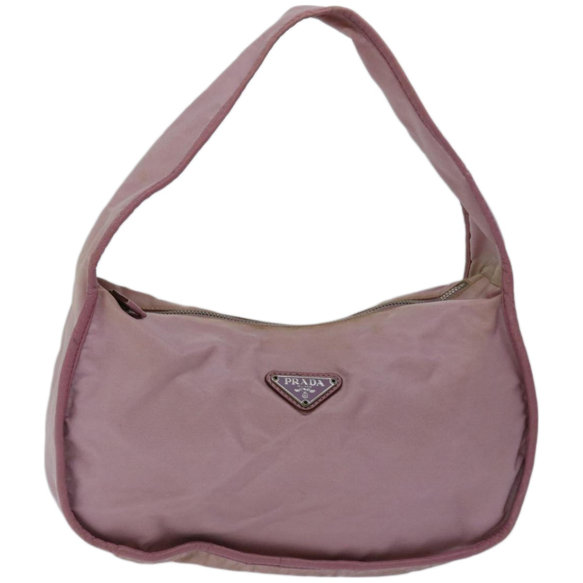 PRADA Shoulder Bag Nylon Pink Auth 67214