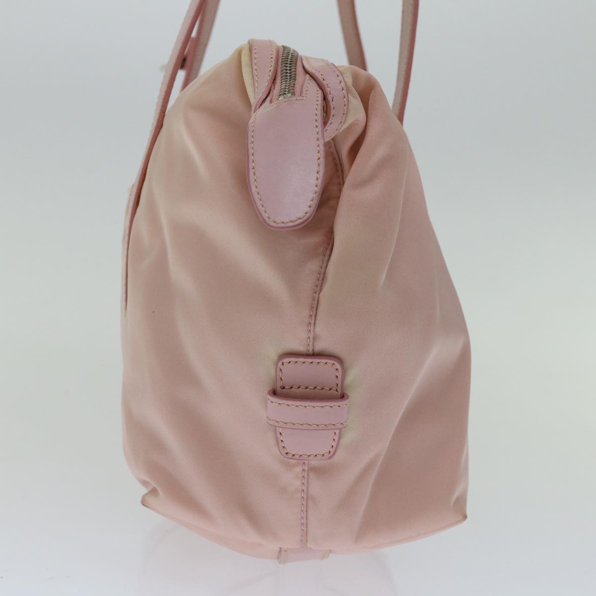 PRADA Hand Bag Nylon Pink Auth 67218