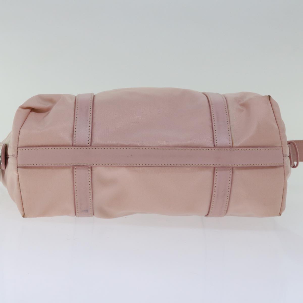 PRADA Hand Bag Nylon Pink Auth 67218