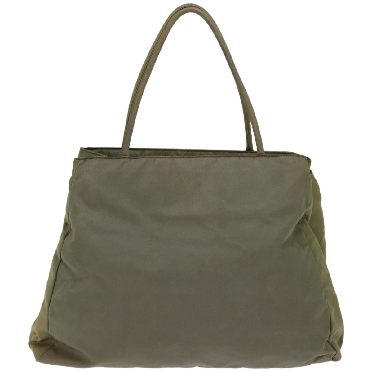 PRADA Tote Bag Nylon Khaki Auth 67219