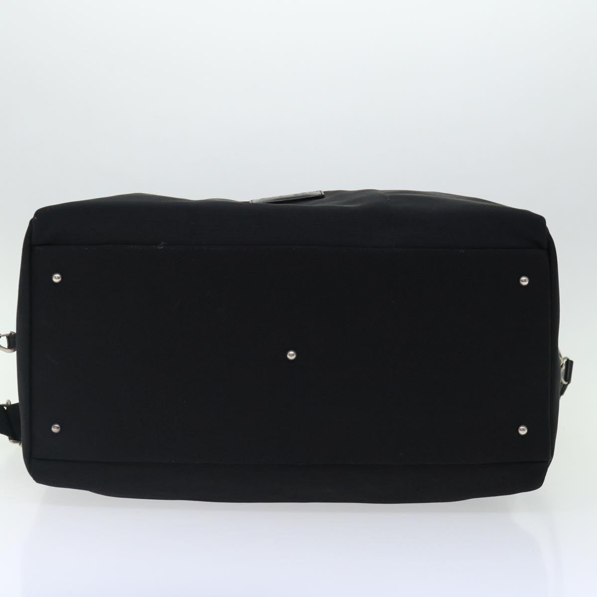 GIVENCHY Boston Bag Canvas 2way Black Auth 67227