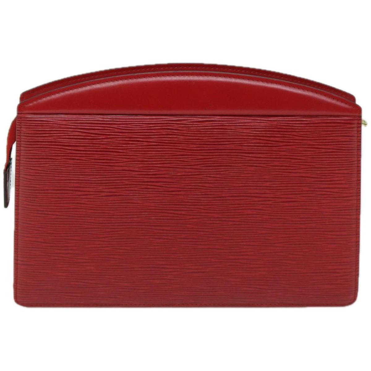 LOUIS VUITTON Epi Trousse Crete Clutch Bag Red M48407 LV Auth 67240