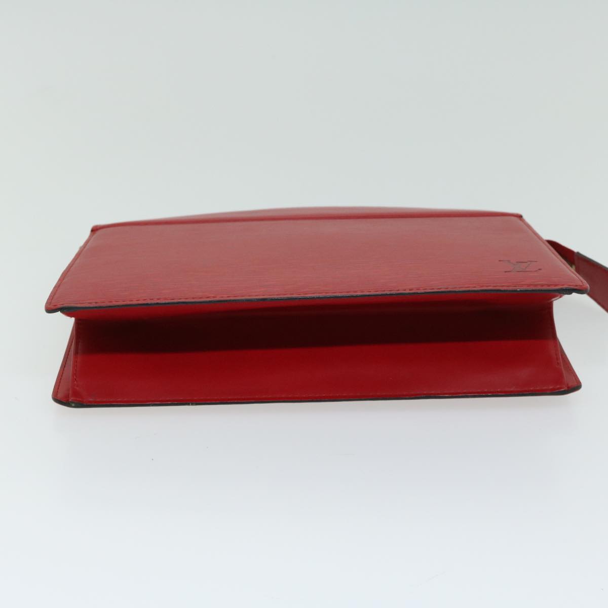 LOUIS VUITTON Epi Trousse Crete Clutch Bag Red M48407 LV Auth 67240