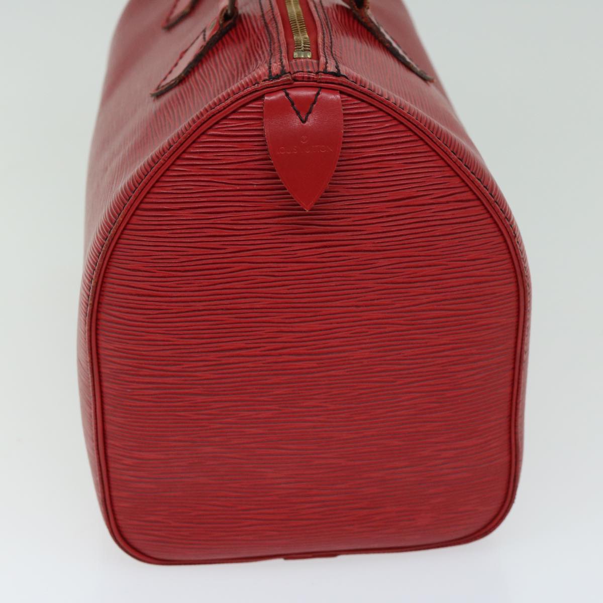 LOUIS VUITTON Epi Speedy 30 Hand Bag Castilian Red M43007 LV Auth 67245