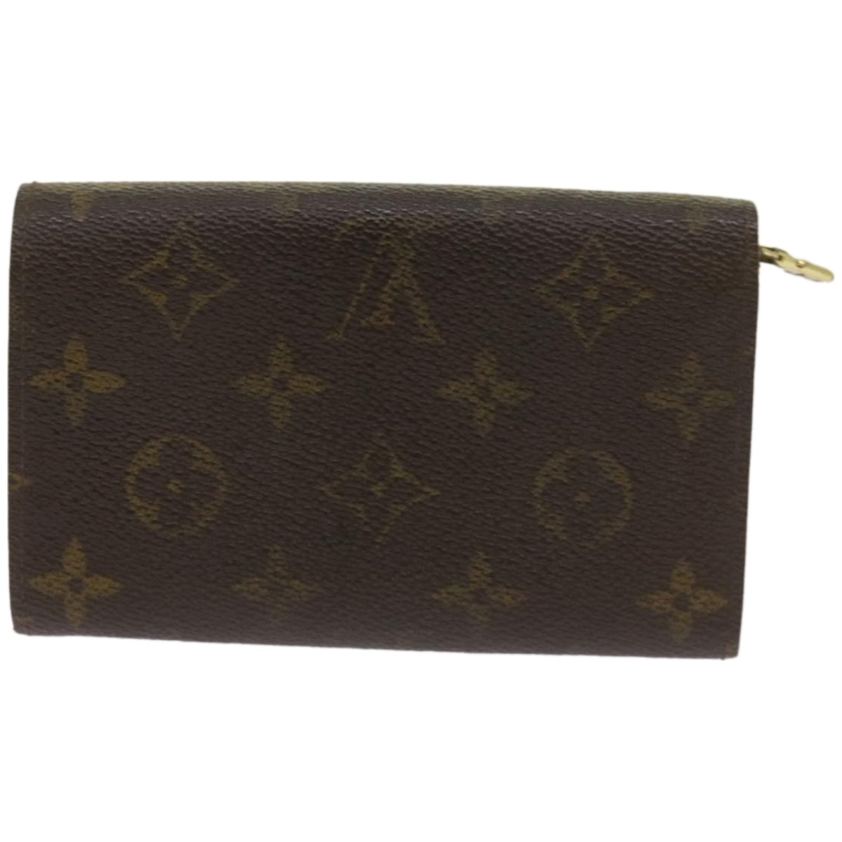 LOUIS VUITTON Monogram Porte Monnaie Billets Tresor Wallet M61730 LV Auth 67246